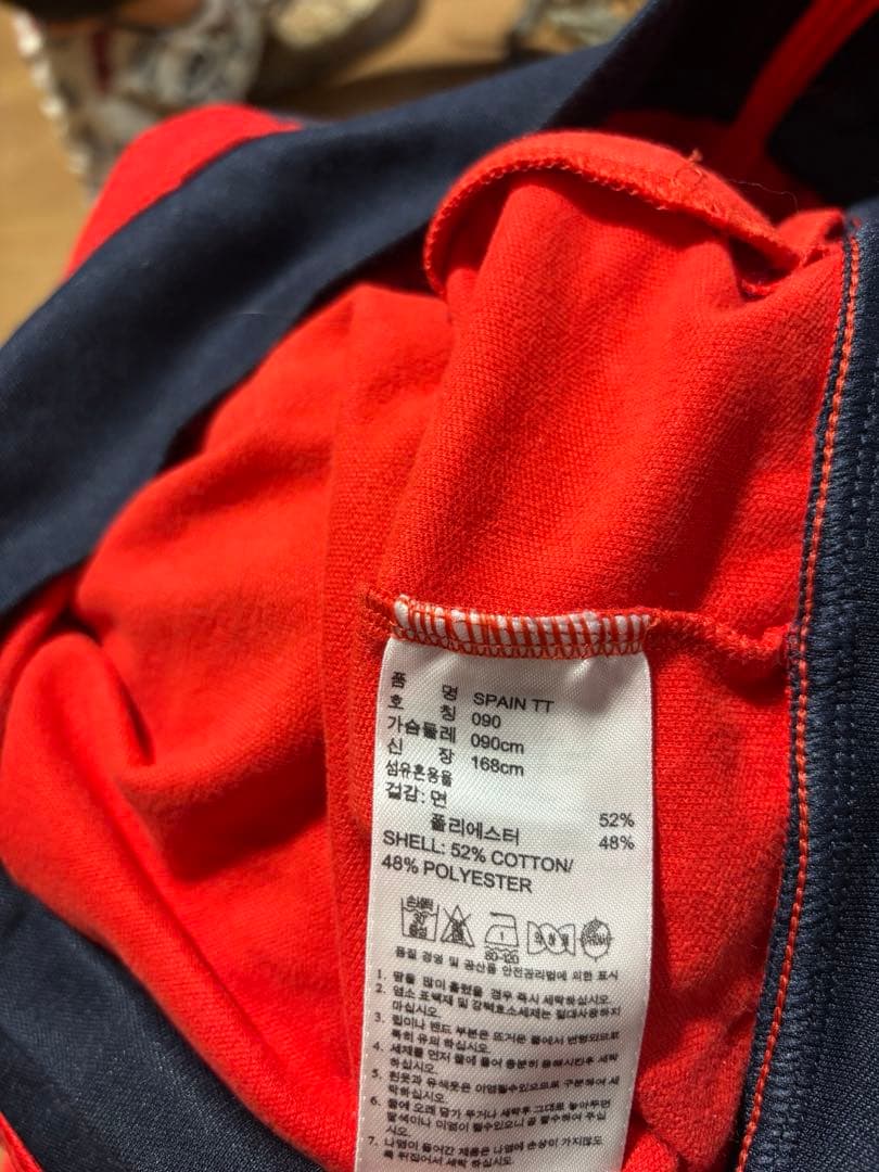 adidas スペイン代表 ジャージ レッド