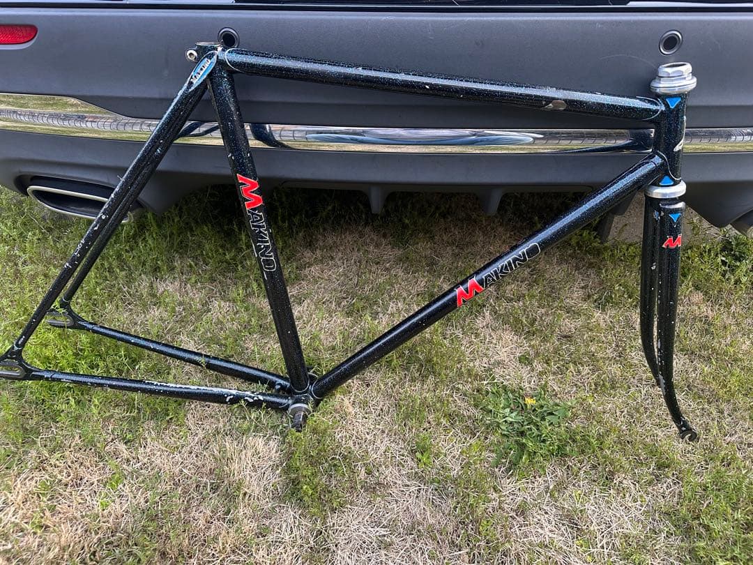 MAKINO マキノ　ピストフレーム　競輪　njs 上パイプ凹みあり