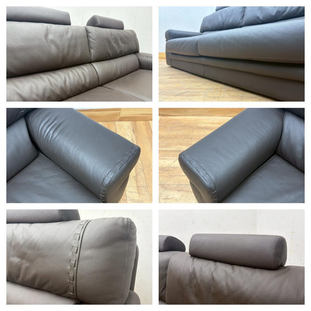T8138☆展示品☆AlpaSalottiアルパサロンティ☆イタリア☆本革☆2P