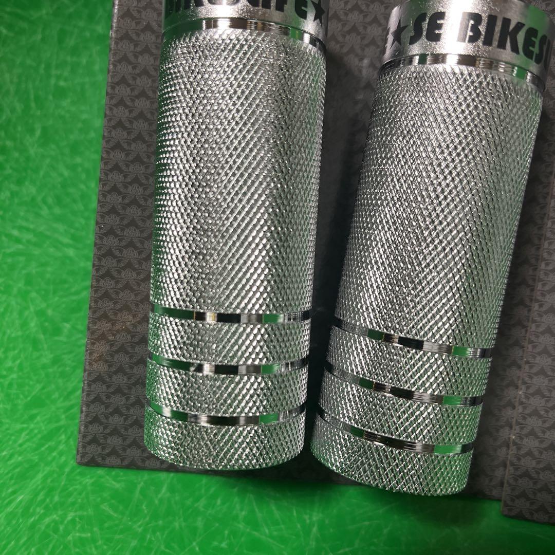 SE BIKES ペグ　4本セット　シルバー　新品　BMX peg ラスト1