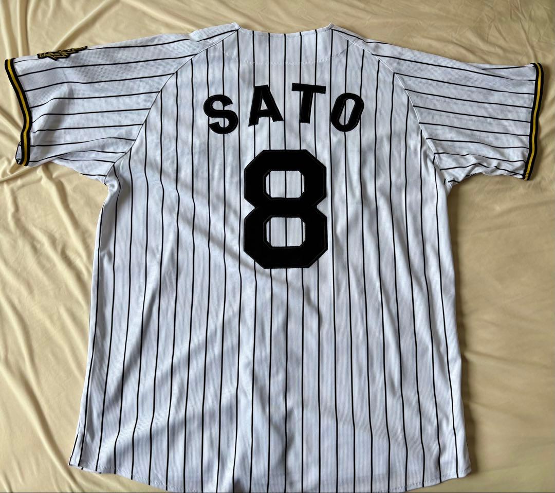 【新品未使用】阪神タイガース 2025ユニフォーム 佐藤輝明 Lサイズ