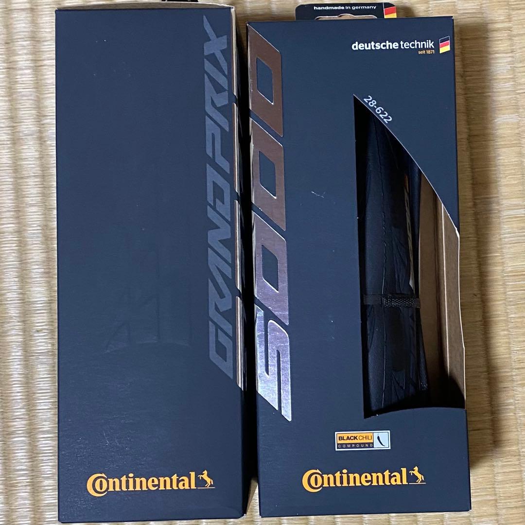 【新品】Continental GP5000 クリンチャー 28c 2本セット