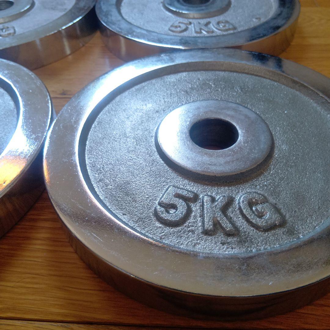 5KG ダンベルプレート 4枚セット　計20kg