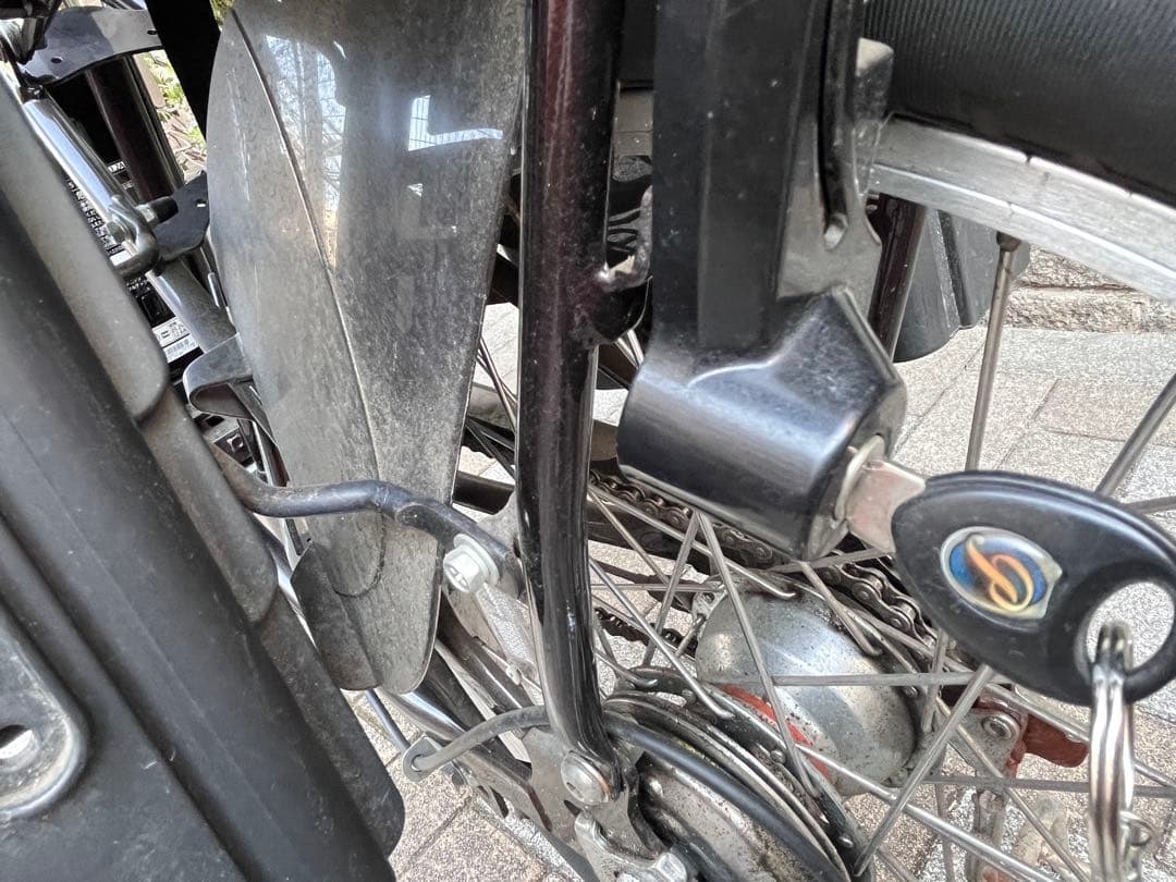 【引取り限定】パナソニック　電動自転車　子供2人乗せチャイルドシート付き