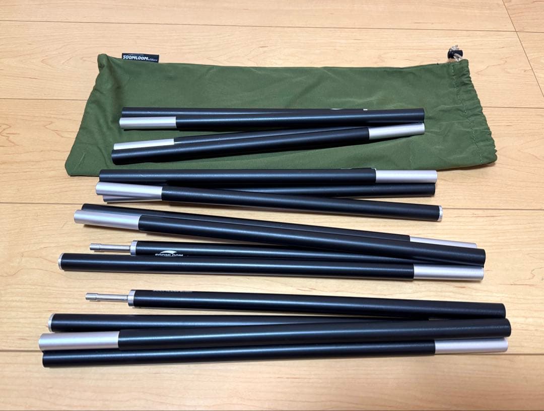 美品　SOOMLOOM パップテント　軍幕