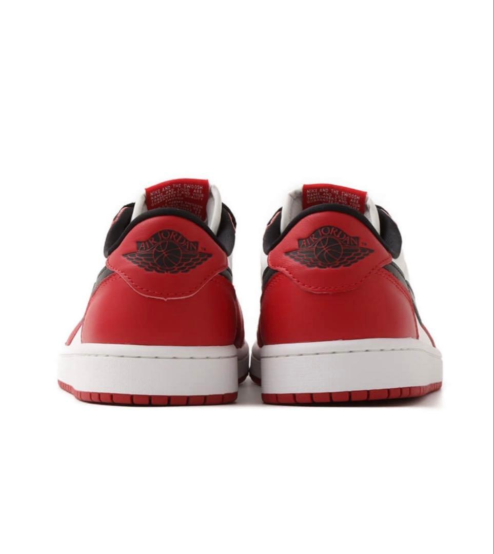 Nike Air Jordan レトロ、low1 赤/白/黒 シューズ