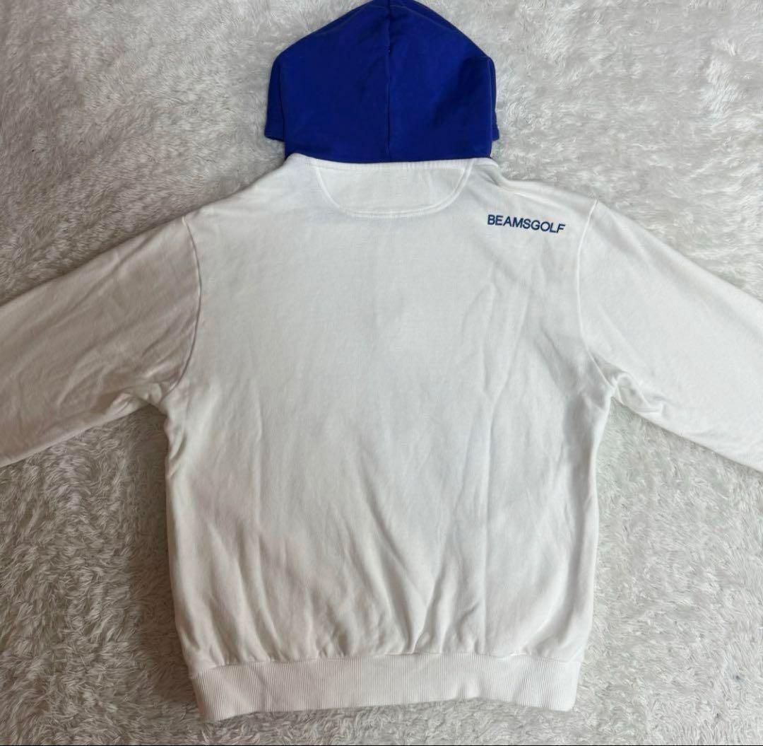 BEAMS GOLF プルオーバー パーカー ビックロゴ L