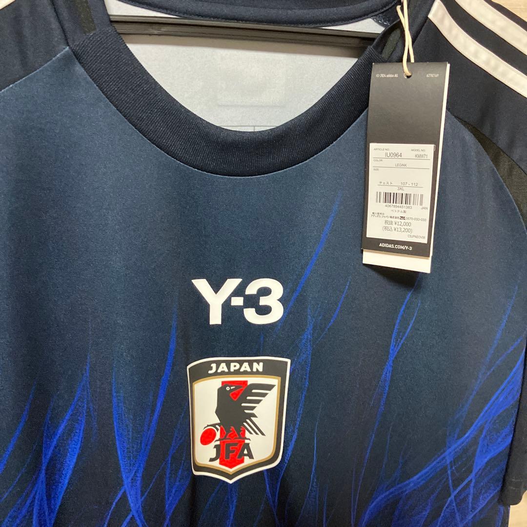 【希少品】アディダス(Y-3)サッカー日本代表ユニフォーム 3XL