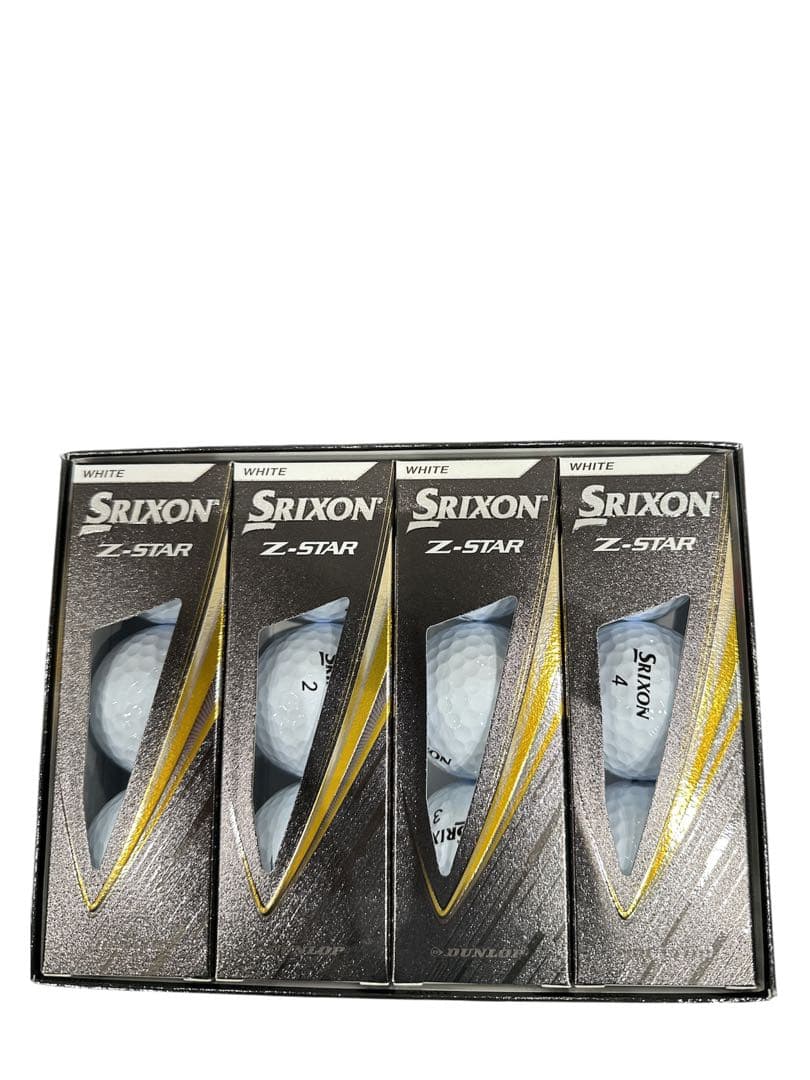 【新品】SRIXON Z-STAR ホワイト 1ダース プロ使用 ツアーボール
