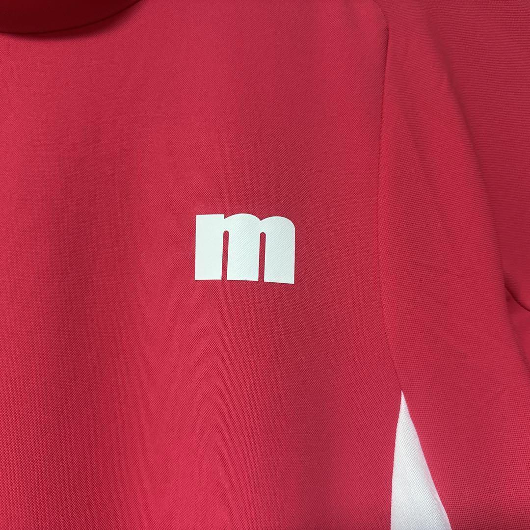 Munsingwear マンシングウェア モックネック シャツ ピンクレッド