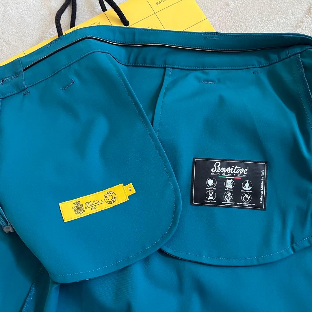 新品★31,900円 フェリージゴルフ スカート ペチパン付属 青緑カラー Ｓ