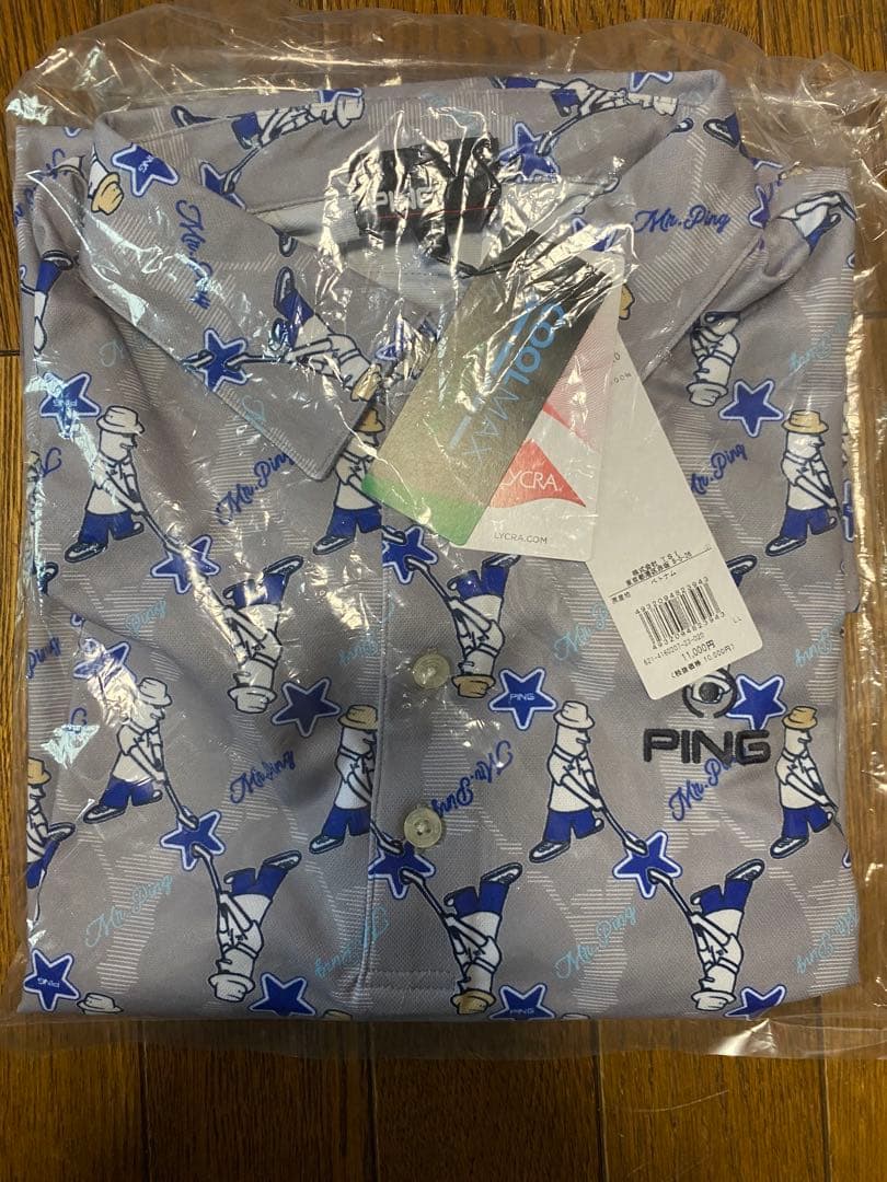 【新品未使用】PING ゴルフポロシャツ