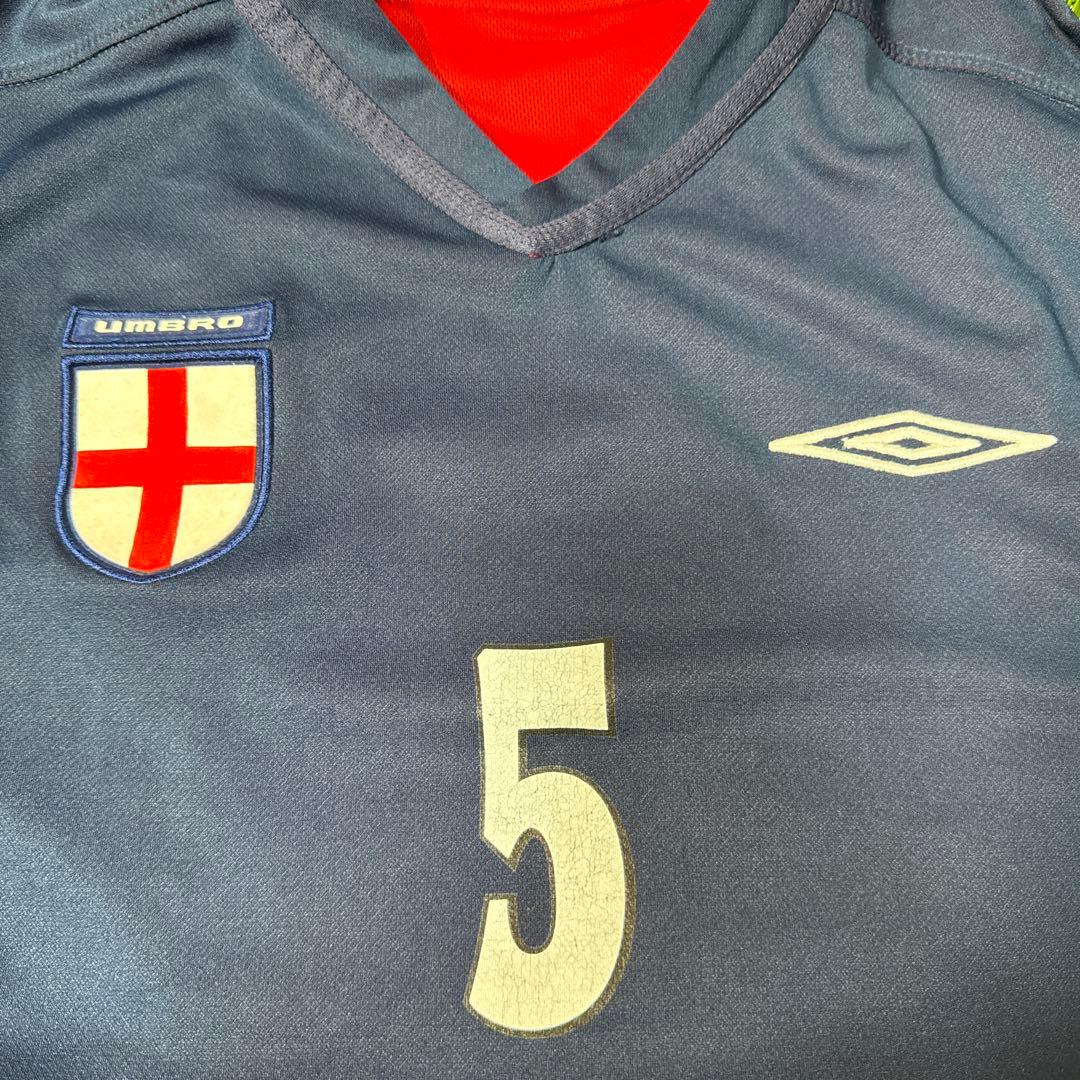 k*n様 イングランド代表　2002年 umbro アンブロ ユニフォーム リバ