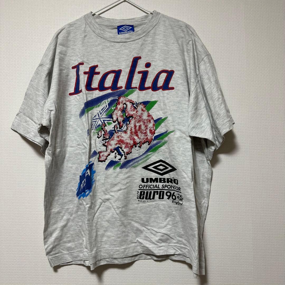 激レア 94年製 EURO 96 イタリア代表 公式 Tシャツ UMBRO XL