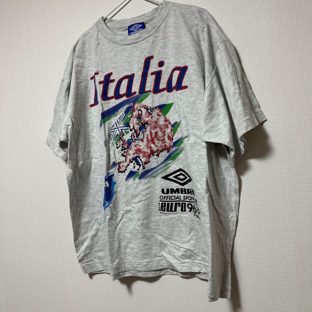 激レア 94年製 EURO 96 イタリア代表 公式 Tシャツ UMBRO XL