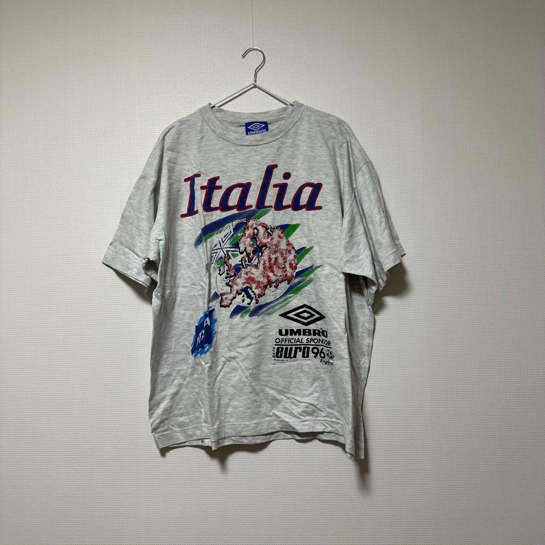 激レア 94年製 EURO 96 イタリア代表 公式 Tシャツ UMBRO XL