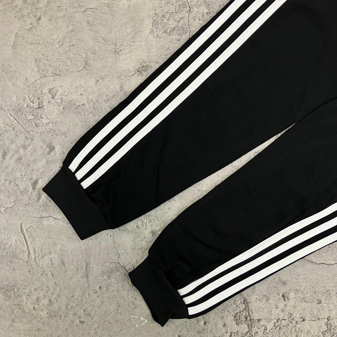 adidas レアルマドリード トラックジャケット 古着 刺繍 三本線 ブラック