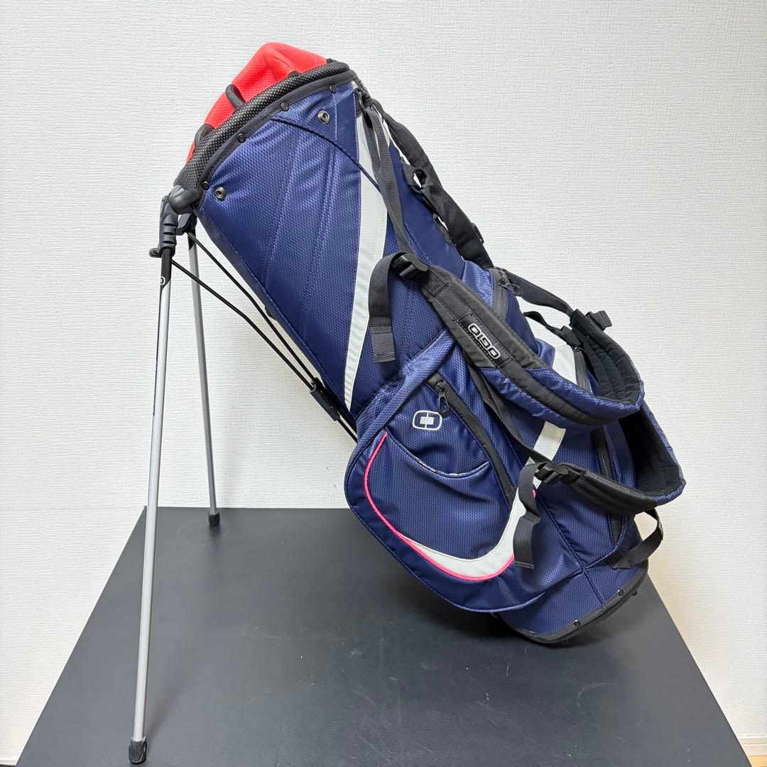 OGIO オジオ スタンドキャディバッグ フェザーライト リュクス ネイビー