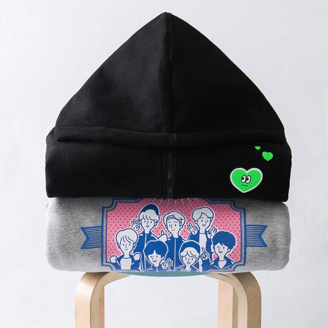 BTSワールド 「公式」ジップアップパーカー スウェットシャツ まとめ売りセット