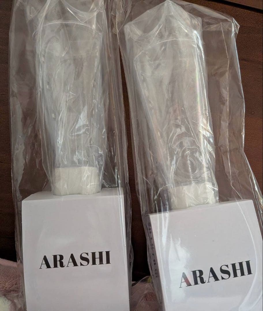 【美品】We are ARASHIペンライト【使用済2本】銀テ&空カプセル付