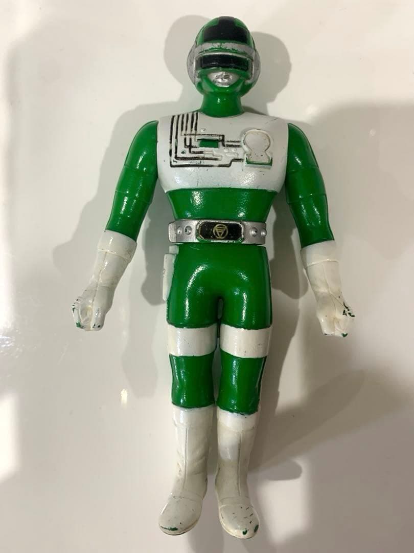 超電子バイオマン⭐️ アクアイガー1984年製ソフビ4体セット