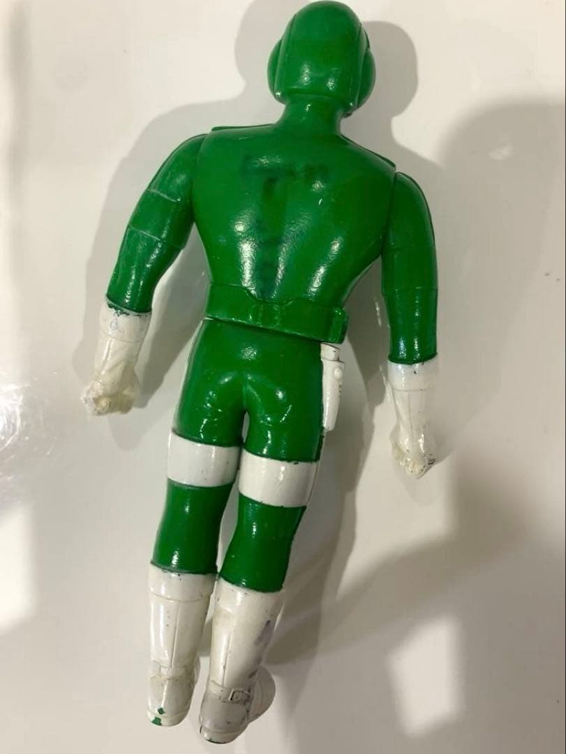超電子バイオマン⭐️ アクアイガー1984年製ソフビ4体セット