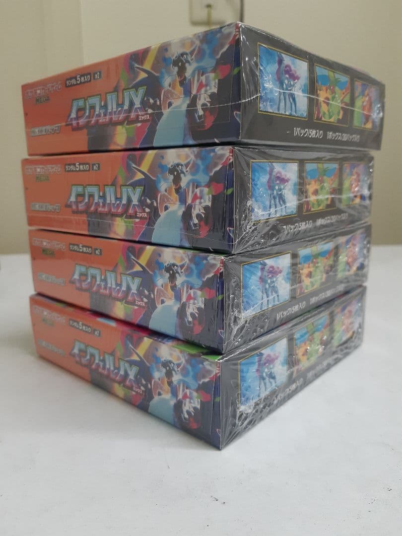 ポケモンカードゲーム【破れあり】 インフェルノX 4BOX シュリンク付き