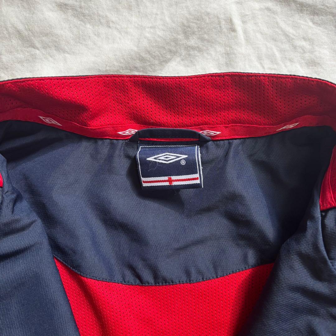 90s UMBRO アンブロ ナイロン ピステ 半袖 在原みゆ紀 イングランド