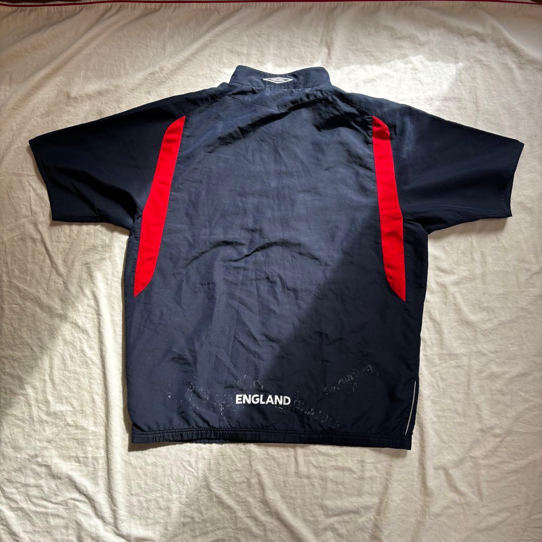 90s UMBRO アンブロ ナイロン ピステ 半袖 在原みゆ紀 イングランド
