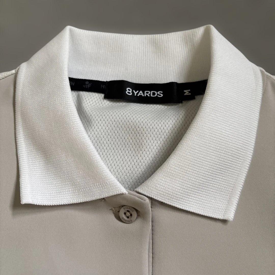 【超美品】8YARDS ♪ERITSUKI HYBRIDシャツ Latté M