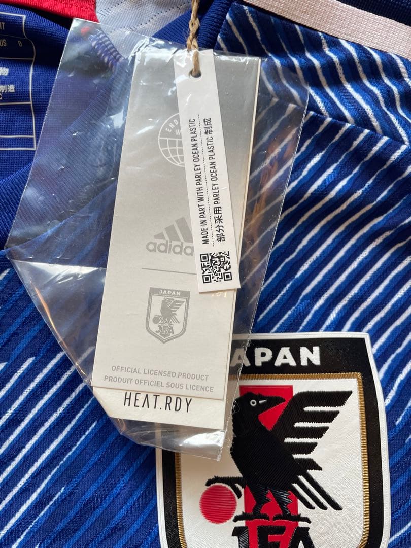 adidas サッカーウェア ジャパブルー Mサイズ
