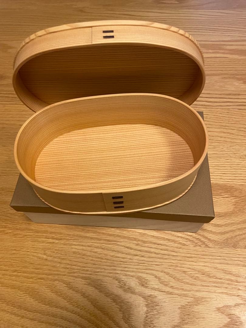 大館工芸社　小判弁当（中）曲げわっぱ