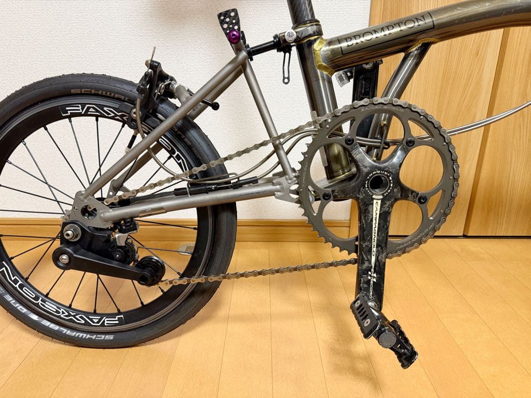 ブロンプトン　チタン　BROMPTON S2L-X RAWカラー　カスタム