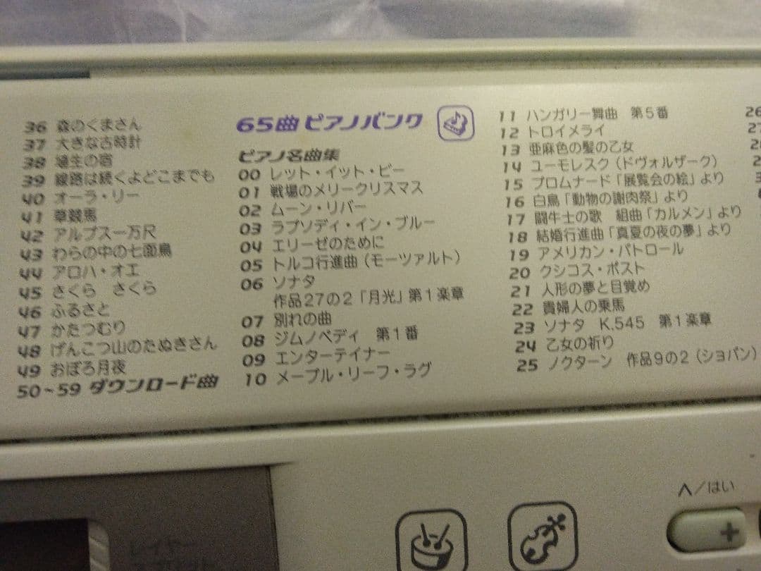 カシオ電子ピアノナビゲーションLK203TV