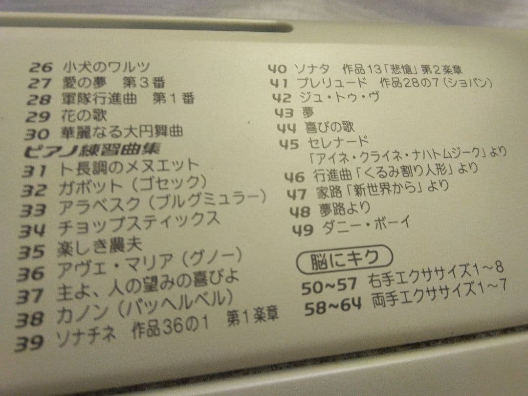 カシオ電子ピアノナビゲーションLK203TV