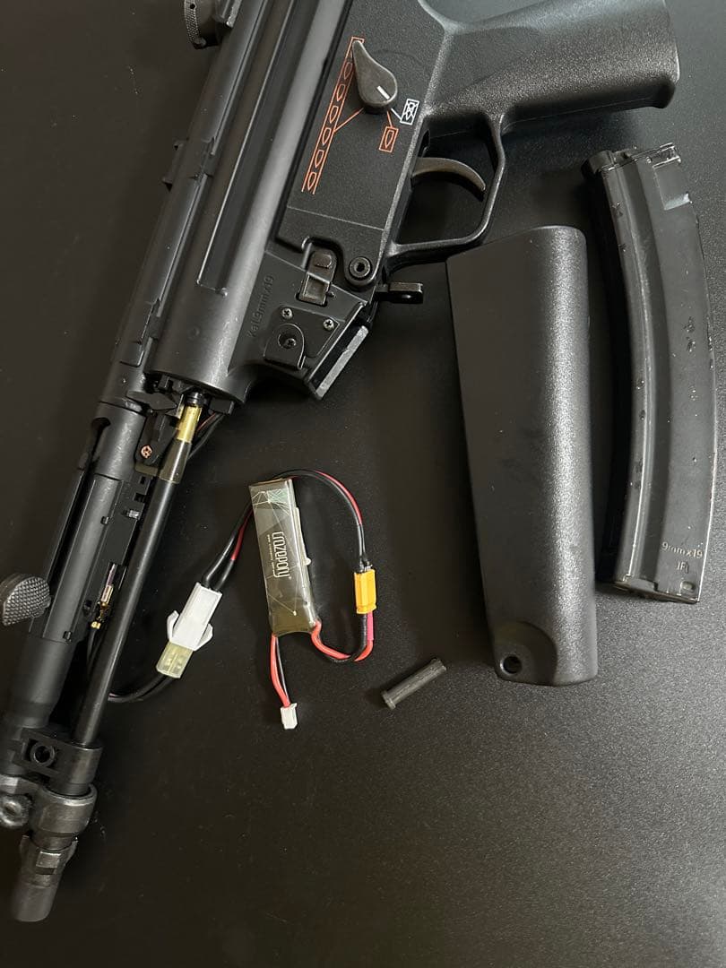 【ナマズ】東京マルイ MP5 A5 多弾マガジン LIPO バッテリー付