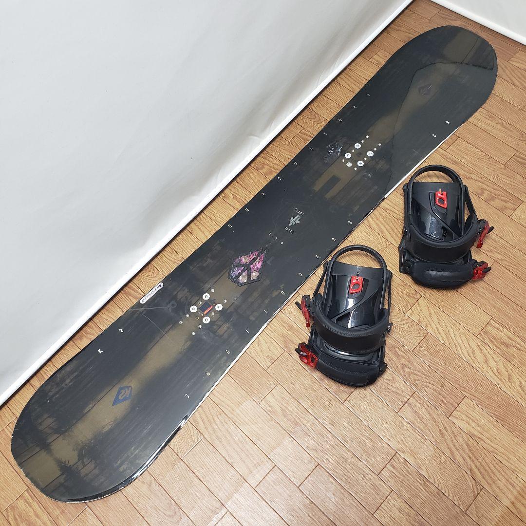 専用 K2 SUBCULTURE 156cm オールラウンド スノーボードセット