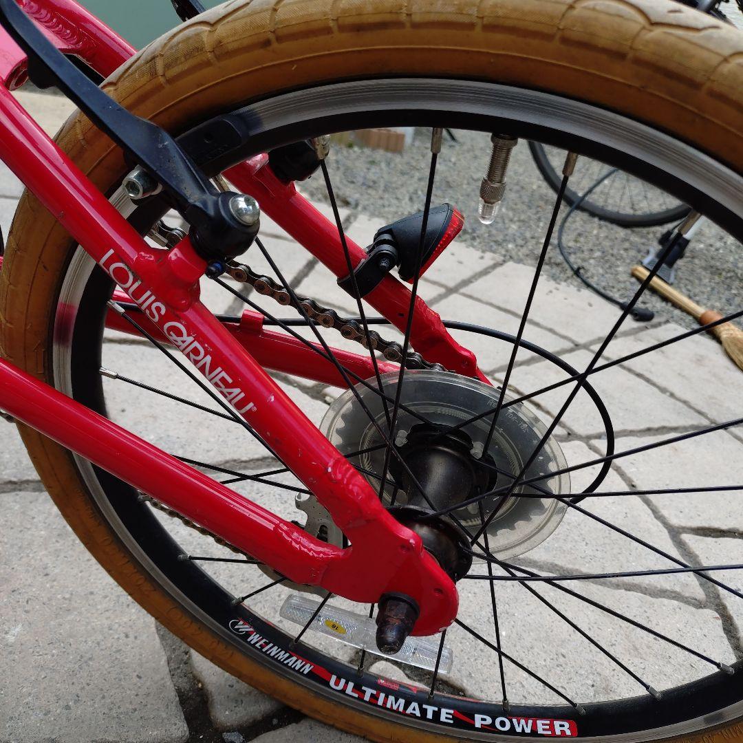 LOUIS GARNEAU 折りたたみ自転車 レッド