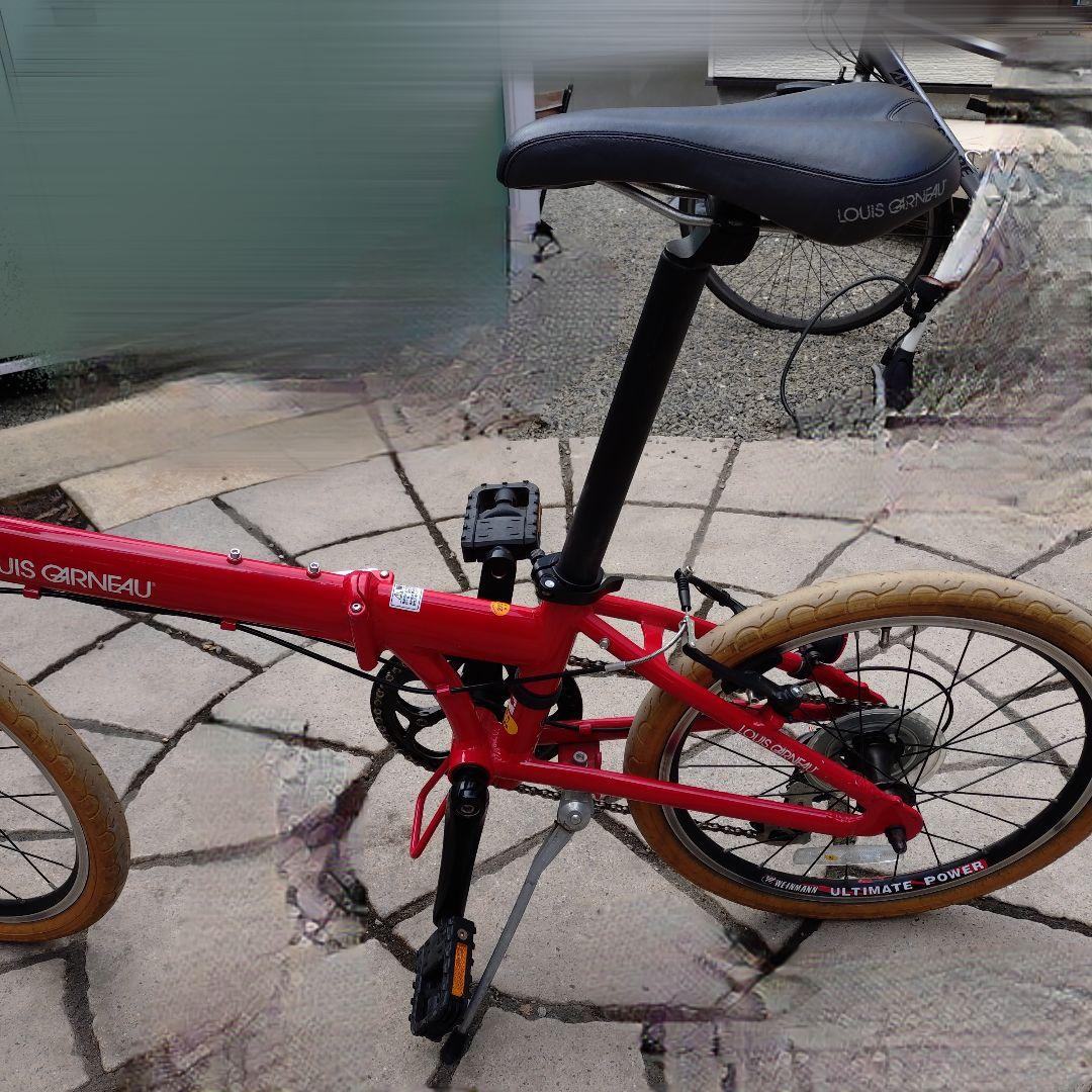 LOUIS GARNEAU 折りたたみ自転車 レッド