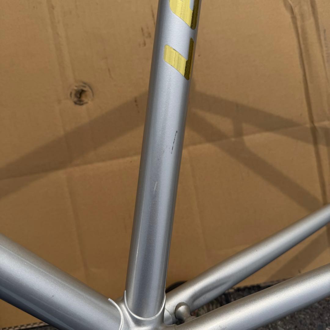 LEVEL njs 49サイズ　白　金　maxフォーク　競輪　ピスト　シングル