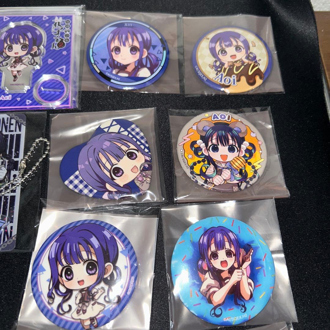 地縛少年花子くん　赤根葵　蒼井茜　缶バッジ　アクリルスタンド　まとめ売り