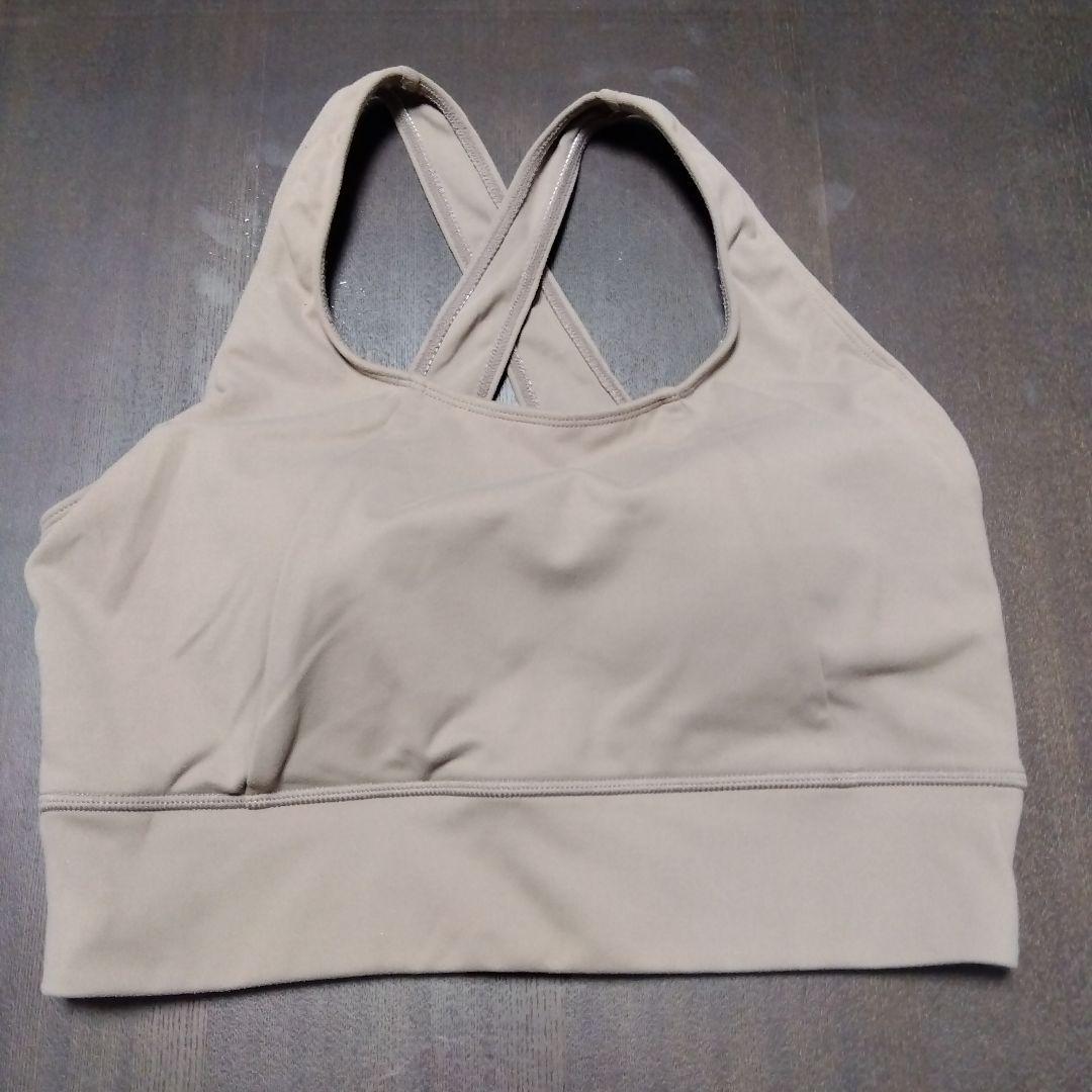 SUKLAブラトップとレギンスのセット ベージュ系