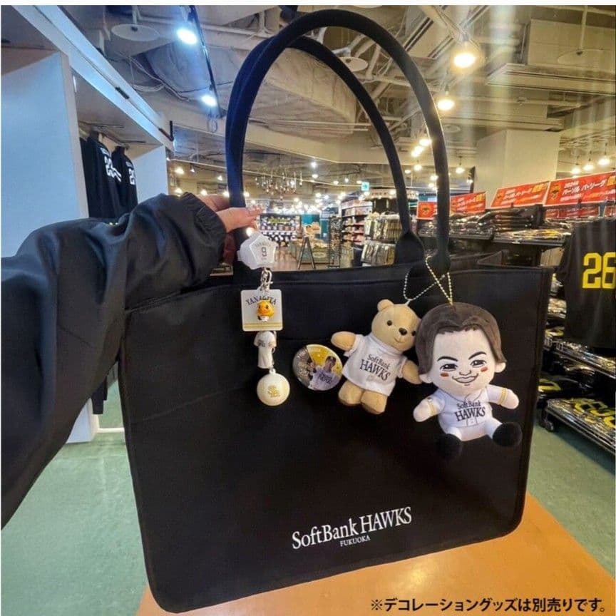 推し活バッグ　HAWKS　ソフトバンク　ホークス　SoftBank