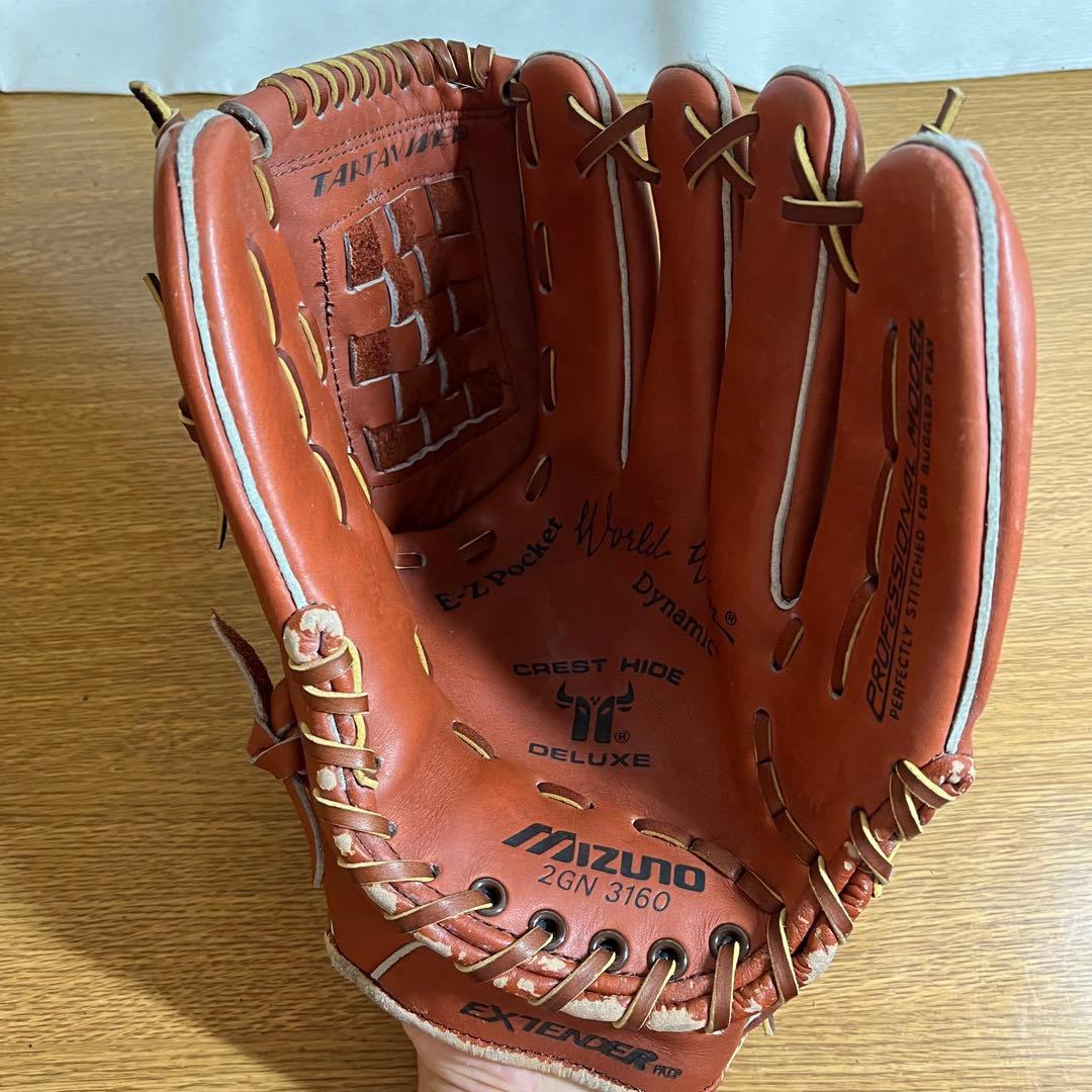 ミズノ ワールドウィン 一般軟式 グローブ グラブ 投手用 美品 レアモデル