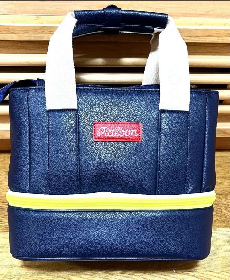 ネイビー　トートバッグ　即日　マルボンゴルフ　MALBON GOLF