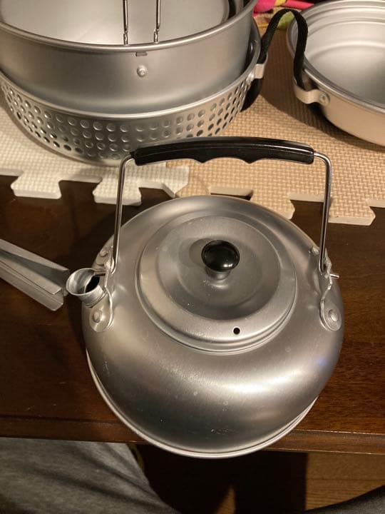 システム食器鍋3個やかんひとつ