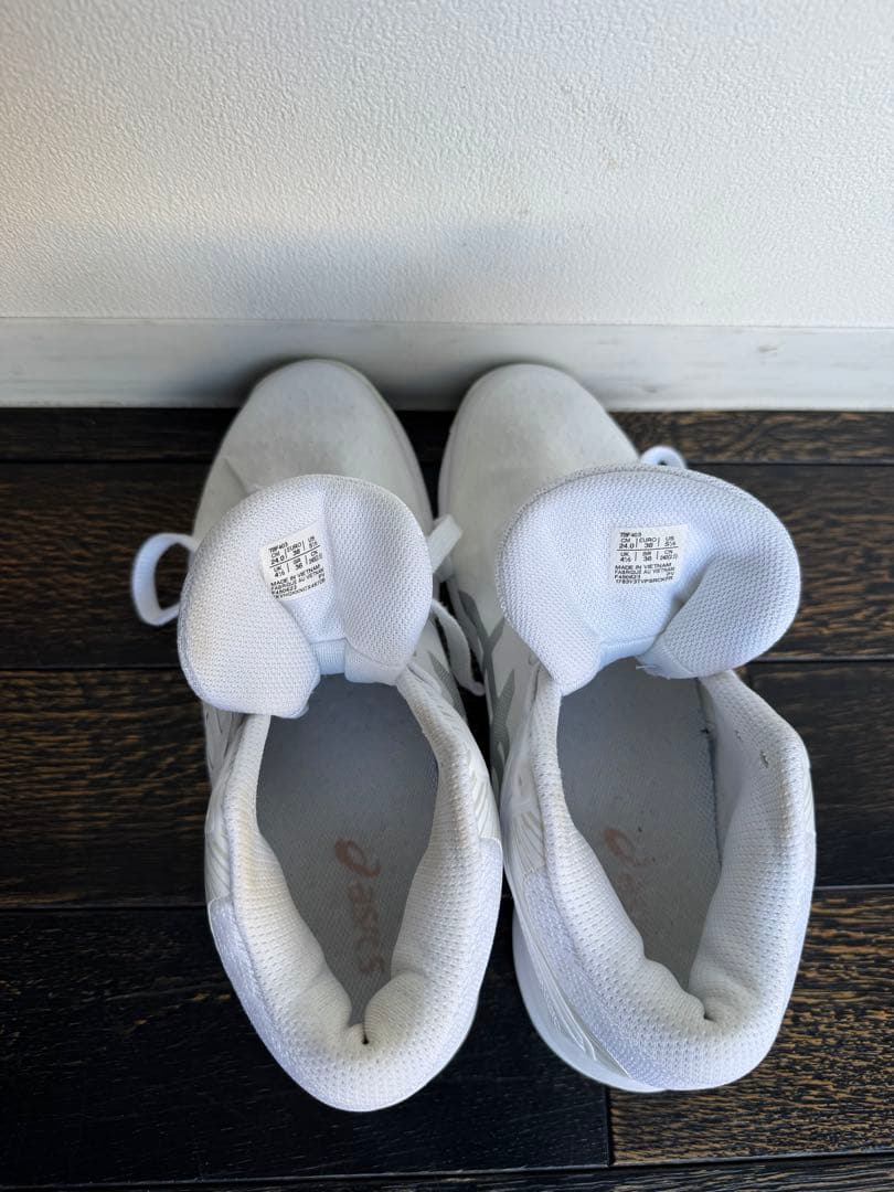 美品✨ホワイト バスケットボールシューズ