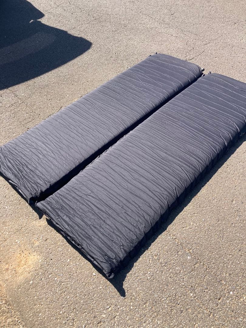 クイック　キャンプ　車中泊　マット 8cm シングル 2個セット