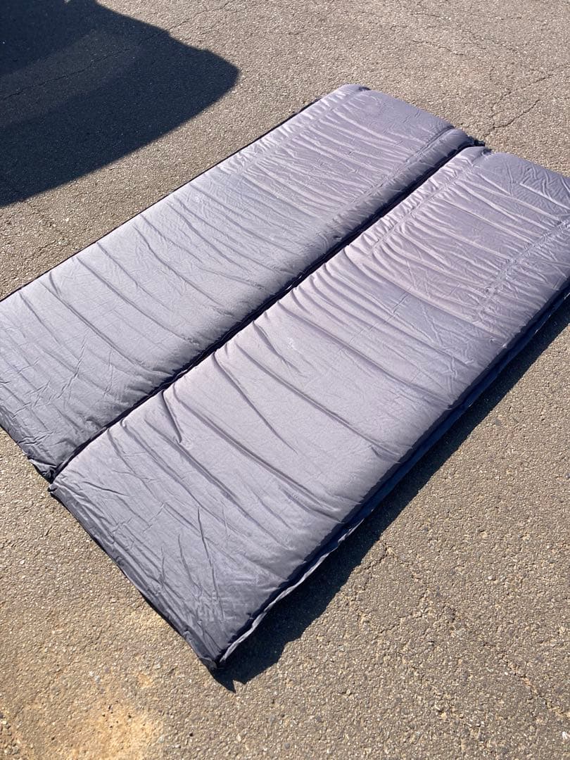 クイック　キャンプ　車中泊　マット 8cm シングル 2個セット