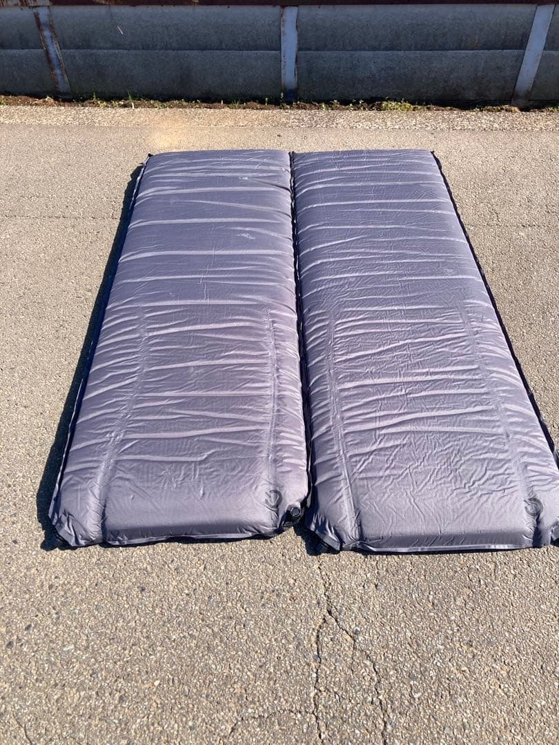 クイック　キャンプ　車中泊　マット 8cm シングル 2個セット